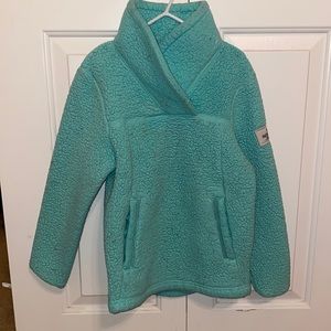 The North Face kids xs size 6 blue jacket